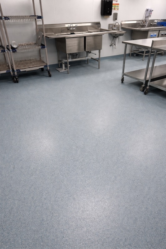 Cementitious urethane flooring for commercial kitchen in Florida